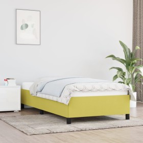 Bettgestell aus grünem Stoff, 90 x 190 cm von vidaXL, Betten und Lattenroste - Ref: Foro24-347033, Preis: 76,56 €, Rabatt: %
