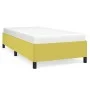 Estructura de cama de tela verde 90x190 cm de vidaXL, Camas y somieres - Ref: Foro24-347033, Precio: 74,46 €, Descuento: %