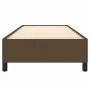 Brown fabric bed frame 100x200 cm by vidaXL, Beds and slatted bases - Ref: Foro24-347045, Price: 91,54 €, Discount: %