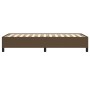 Estructura de cama de tela marrón 100x200 cm de vidaXL, Camas y somieres - Ref: Foro24-347045, Precio: 85,61 €, Descuento: %