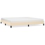 Cream fabric bed frame 200x200 cm by vidaXL, Beds and slatted bases - Ref: Foro24-346749, Price: 125,33 €, Discount: %