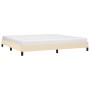 Estructura de cama de tela color crema 200x200 cm de vidaXL, Camas y somieres - Ref: Foro24-346749, Precio: 125,22 €, Descuen...