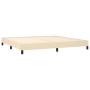 Cream fabric bed frame 200x200 cm by vidaXL, Beds and slatted bases - Ref: Foro24-346749, Price: 125,33 €, Discount: %