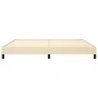 Bettrahmen aus cremefarbenem Stoff, 200 x 200 cm von vidaXL, Betten und Lattenroste - Ref: Foro24-346749, Preis: 121,02 €, Ra...