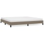 Estructura de cama de tela gris taupe 200x200 cm de vidaXL, Camas y somieres - Ref: Foro24-346748, Precio: 115,83 €, Descuent...