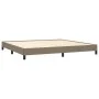 Estructura de cama de tela gris taupe 200x200 cm de vidaXL, Camas y somieres - Ref: Foro24-346748, Precio: 119,03 €, Descuent...
