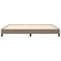 Taupe gray fabric bed frame 200x200 cm by vidaXL, Beds and slatted bases - Ref: Foro24-346748, Price: 123,88 €, Discount: %