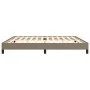 Estructura de cama de tela gris taupe 200x200 cm de vidaXL, Camas y somieres - Ref: Foro24-346748, Precio: 119,03 €, Descuent...