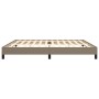Taupe gray fabric bed frame 200x200 cm by vidaXL, Beds and slatted bases - Ref: Foro24-346748, Price: 120,99 €, Discount: %