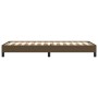 Estructura de cama de tela marrón 90x190 cm de vidaXL, Camas y somieres - Ref: Foro24-346683, Precio: 79,70 €, Descuento: %