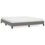 Dark gray fabric bed frame 160x200 cm by vidaXL, Beds and slatted bases - Ref: Foro24-346729, Price: 117,29 €, Discount: %