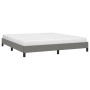 Dark gray fabric bed frame 160x200 cm by vidaXL, Beds and slatted bases - Ref: Foro24-346729, Price: 114,31 €, Discount: %
