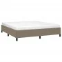 Taupe gray fabric bed frame 160x200 cm by vidaXL, Beds and slatted bases - Ref: Foro24-347078, Price: 148,41 €, Discount: %