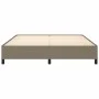 Taupe gray fabric bed frame 160x200 cm by vidaXL, Beds and slatted bases - Ref: Foro24-347078, Price: 148,41 €, Discount: %
