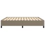Estructura de cama de tela gris taupe 160x200 cm de vidaXL, Camas y somieres - Ref: Foro24-347078, Precio: 153,90 €, Descuent...