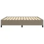 Taupe gray fabric bed frame 160x200 cm by vidaXL, Beds and slatted bases - Ref: Foro24-347078, Price: 148,41 €, Discount: %