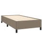 Taupe gray fabric bed frame 100x200 cm by vidaXL, Beds and slatted bases - Ref: Foro24-347046, Price: 85,75 €, Discount: %