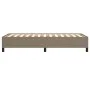 Estructura de cama de tela gris taupe 100x200 cm de vidaXL, Camas y somieres - Ref: Foro24-347046, Precio: 84,45 €, Descuento: %