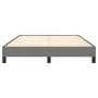 Estructura de cama de tela gris oscuro 140x190 cm de vidaXL, Camas y somieres - Ref: Foro24-346713, Precio: 100,21 €, Descuen...