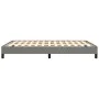 Estructura de cama de tela gris oscuro 140x190 cm de vidaXL, Camas y somieres - Ref: Foro24-346713, Precio: 100,21 €, Descuen...