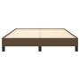 Brown fabric bed frame 140x190 cm by vidaXL, Beds and slatted bases - Ref: Foro24-346715, Price: 106,69 €, Discount: %