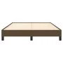 Brown fabric bed frame 140x190 cm by vidaXL, Beds and slatted bases - Ref: Foro24-346715, Price: 98,32 €, Discount: %