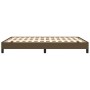 Brown fabric bed frame 140x190 cm by vidaXL, Beds and slatted bases - Ref: Foro24-346715, Price: 106,69 €, Discount: %