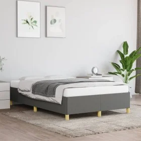 Dark gray fabric bed frame 120x200 cm by vidaXL, Beds and slatted bases - Ref: Foro24-347150, Price: 94,65 €, Discount: %