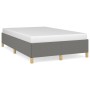Estructura de cama de tela gris oscuro 120x200 cm de vidaXL, Camas y somieres - Ref: Foro24-347150, Precio: 95,72 €, Descuent...