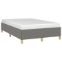 Estructura de cama de tela gris oscuro 120x200 cm de vidaXL, Camas y somieres - Ref: Foro24-347150, Precio: 95,72 €, Descuent...