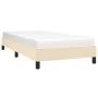 Cream fabric bed frame 90x190 cm by vidaXL, Beds and slatted bases - Ref: Foro24-346685, Price: 85,83 €, Discount: %
