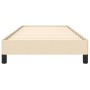 Estructura de cama de tela color crema 90x190 cm de vidaXL, Camas y somieres - Ref: Foro24-346685, Precio: 86,84 €, Descuento: %