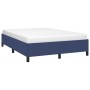 Blue taupe gray fabric bed frame 140x200 cm by vidaXL, Beds and slatted bases - Ref: Foro24-347072, Price: 114,35 €, Discount: %