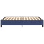 Blue taupe gray fabric bed frame 140x200 cm by vidaXL, Beds and slatted bases - Ref: Foro24-347072, Price: 114,35 €, Discount: %