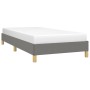 Dark gray fabric bed frame 90x200 cm by vidaXL, Beds and slatted bases - Ref: Foro24-346787, Price: 80,07 €, Discount: %