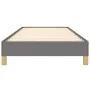 Estructura de cama de tela gris oscura 90x200 cm de vidaXL, Camas y somieres - Ref: Foro24-346787, Precio: 67,92 €, Descuento: %