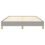 Hellgrauer Stoffbettrahmen 160x200 cm von vidaXL, Betten und Lattenroste - Ref: Foro24-346826, Preis: 107,50 €, Rabatt: %
