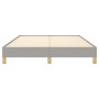 Light gray fabric bed frame 160x200 cm by vidaXL, Beds and slatted bases - Ref: Foro24-346826, Price: 110,26 €, Discount: %