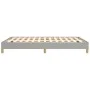 Hellgrauer Stoffbettrahmen 160x200 cm von vidaXL, Betten und Lattenroste - Ref: Foro24-346826, Preis: 107,50 €, Rabatt: %