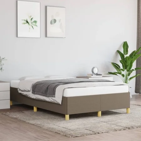 Taupegrauer Bettrahmen aus Stoff, 120 x 200 cm von vidaXL, Betten und Lattenroste - Ref: Foro24-347153, Preis: 130,63 €, Raba...