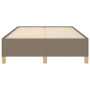 Taupe gray fabric bed frame 120x200 cm by vidaXL, Beds and slatted bases - Ref: Foro24-347153, Price: 133,74 €, Discount: %
