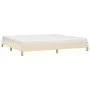 Cream fabric bed frame 200x200 cm by vidaXL, Beds and slatted bases - Ref: Foro24-346847, Price: 115,03 €, Discount: %
