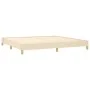 Cream fabric bed frame 200x200 cm by vidaXL, Beds and slatted bases - Ref: Foro24-346847, Price: 115,03 €, Discount: %