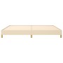 Cream fabric bed frame 200x200 cm by vidaXL, Beds and slatted bases - Ref: Foro24-346847, Price: 119,23 €, Discount: %