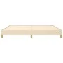 Cream fabric bed frame 200x200 cm by vidaXL, Beds and slatted bases - Ref: Foro24-346847, Price: 115,03 €, Discount: %