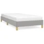 Light gray fabric bed frame 80x200 cm by vidaXL, Beds and slatted bases - Ref: Foro24-346770, Price: 85,26 €, Discount: %