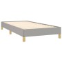 Light gray fabric bed frame 80x200 cm by vidaXL, Beds and slatted bases - Ref: Foro24-346770, Price: 83,48 €, Discount: %