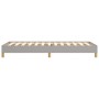 Light gray fabric bed frame 80x200 cm by vidaXL, Beds and slatted bases - Ref: Foro24-346770, Price: 83,48 €, Discount: %