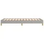 Light gray fabric bed frame 80x200 cm by vidaXL, Beds and slatted bases - Ref: Foro24-346770, Price: 85,26 €, Discount: %