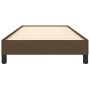 Estructura de cama de tela marrón 90x200 cm de vidaXL, Camas y somieres - Ref: Foro24-346691, Precio: 69,22 €, Descuento: %